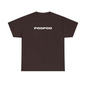 Poopoo Funny Couple Matching Meme Graphic T-Shirt